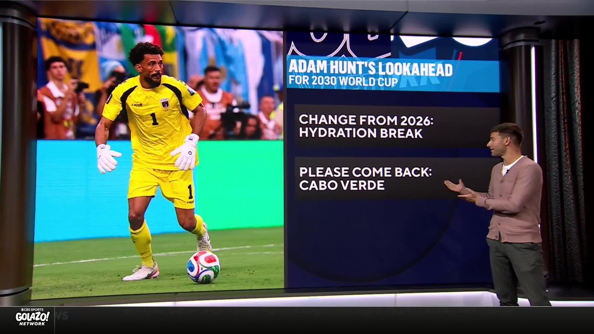 📋 One thing you would change? 🔁 One team you want to see back? ⭐️ One team winning for the first time? 𝐈𝐀𝐍 𝐏𝐀𝐔𝐋 𝐉𝐎𝐘, Michael Lahoud and Adam Hunt look forward to the 2030 World Cup 🌎🏆