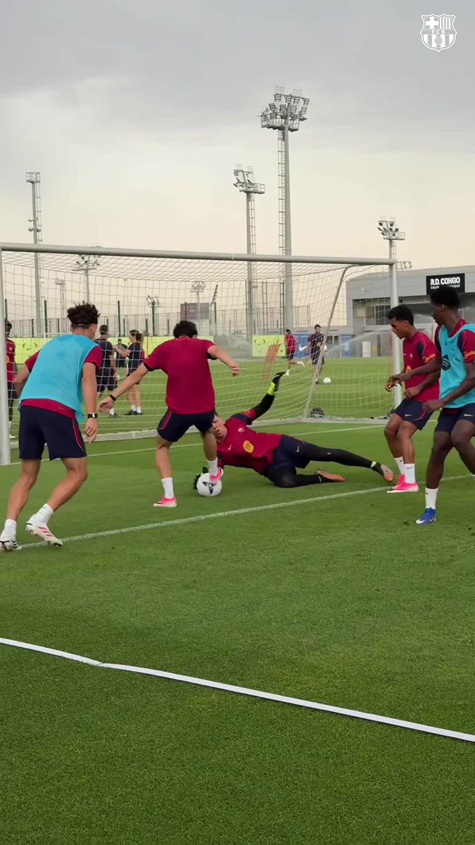 Balón, ritmo e intensidad en la segunda sesión. ⚽