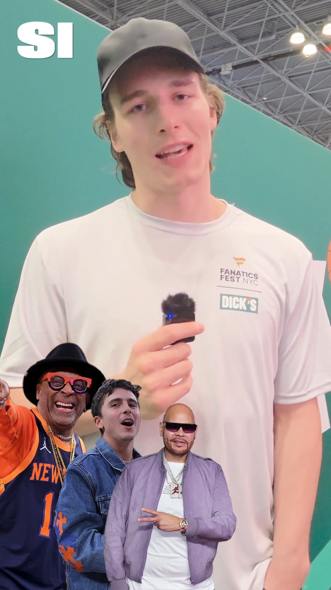 .Tyler Kolek blind ranks celebrity NEW YORK KNICKS fans 👀