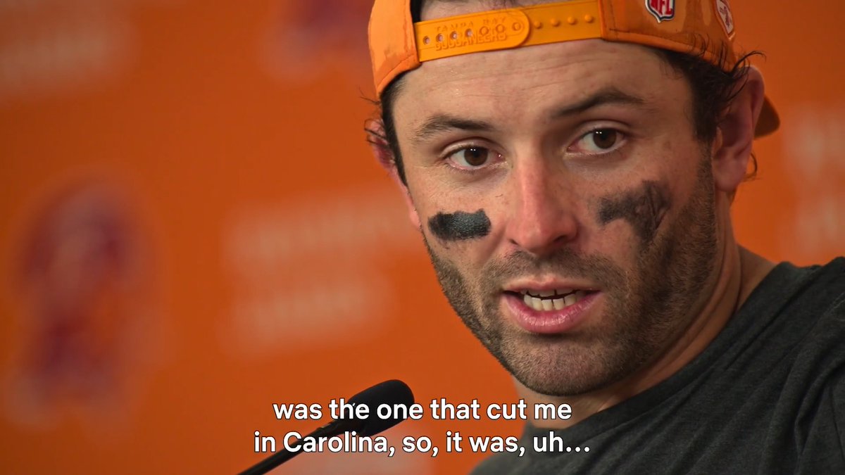“This is personal for me. Wilks cut me.” Baker Mayfield wanted nothing more than to beat Steve Wilks and the Jets last season 😤 Quarterback Season 3 is now playing.