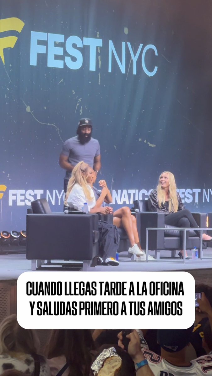 ¡ANTE TODO LA EDUCACIÓN! 😅 👀 James Harden no conoce la pena, llegó tarde al evento pero primero saludó a todos.