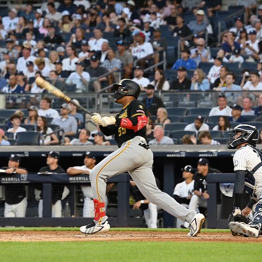 Esmerlyn Valdez is just the 4th player in Pittsburgh Pirates history to record an XBH and an RBI in 8 consecutive games! He's only 32 games into his MLB career 🤩