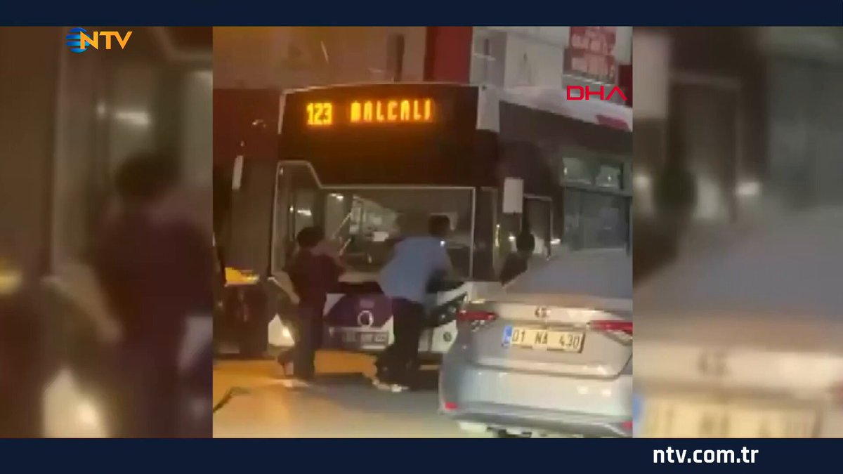 10 KİŞİ SALDIRDI Belediye otobüsü şoförünü hastanelik ettiler