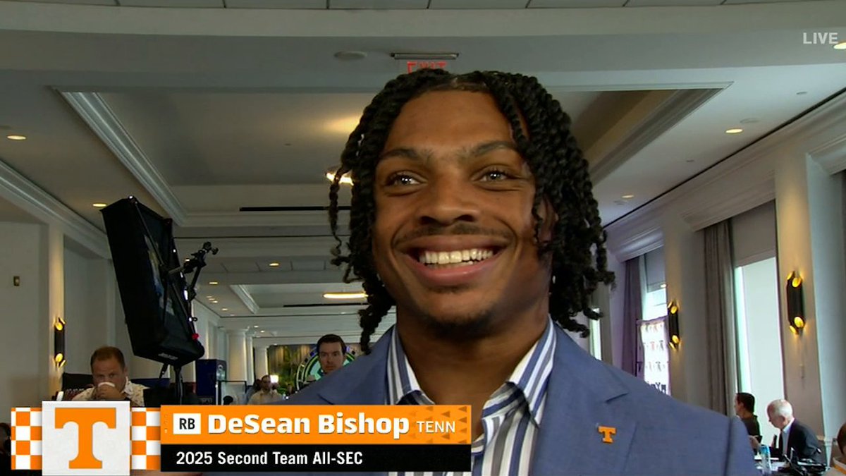 Tennessee RB DeSean Bishop shares how his faith motivates him on and off the field.