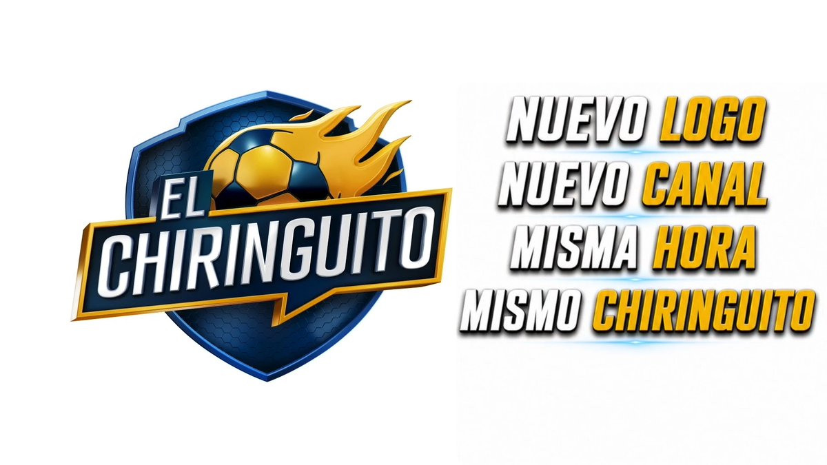 🛡️ El NUEVO LOGO de El Chiringuito TV. ⚽️ Nuevo logo, nuevo canal. Misma hora, mismo Chiringuito.