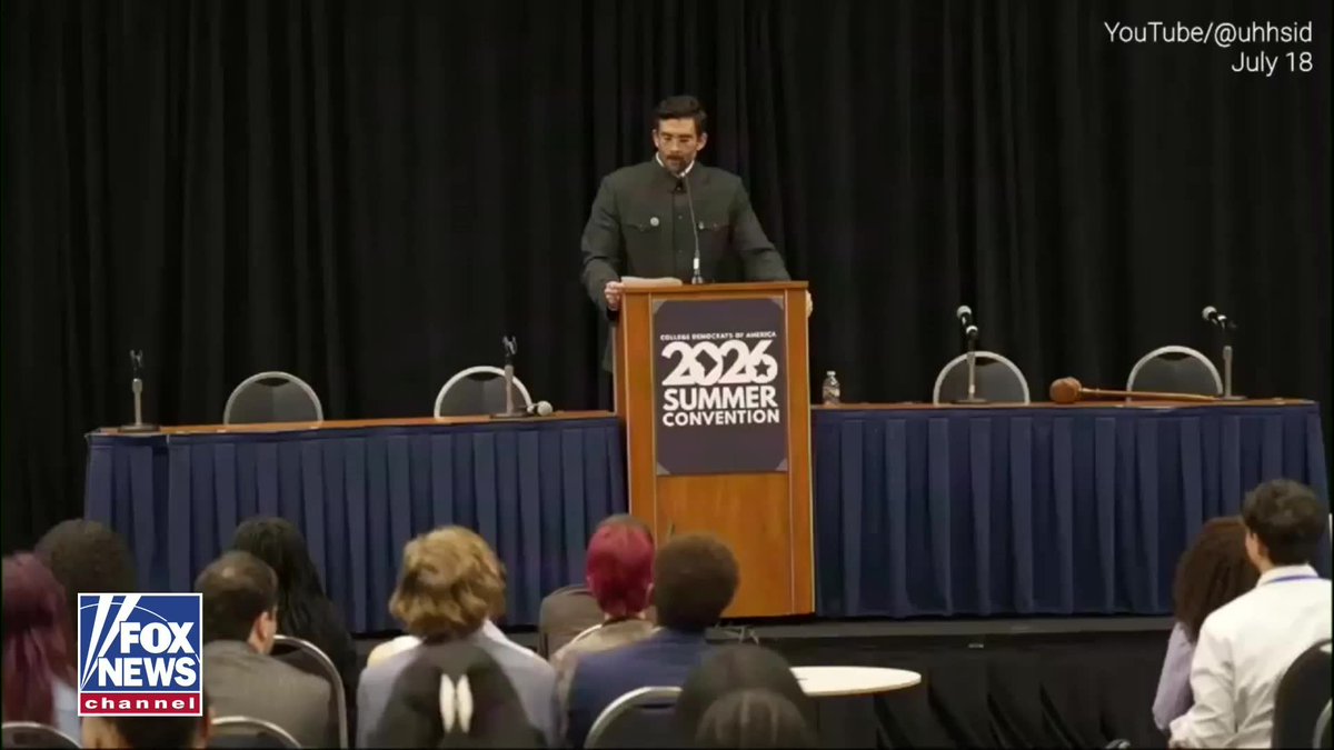 "Hasan Piker dressed as Mao, brainwashing your kids at college." Left-wing streamer Hasan Piker is facing backlash after speaking at the College Democrats of America convention while wearing a Mao-style suit. The appearance sparked a wave of criticism online, with opponents pointing to the outfit's resemblance to clothing associated with Chinese Communist leader Mao Zedong as they accused Piker of glorifying communist imagery.