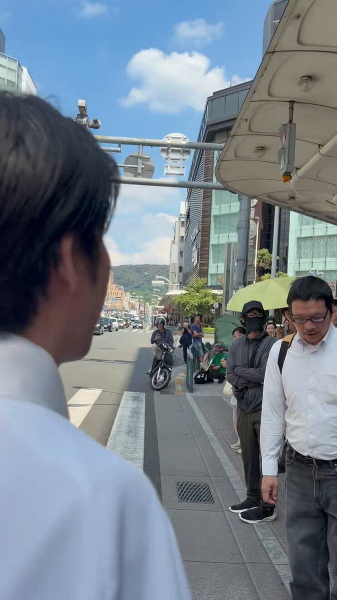 反日左翼団体と一触即発。京都にて。