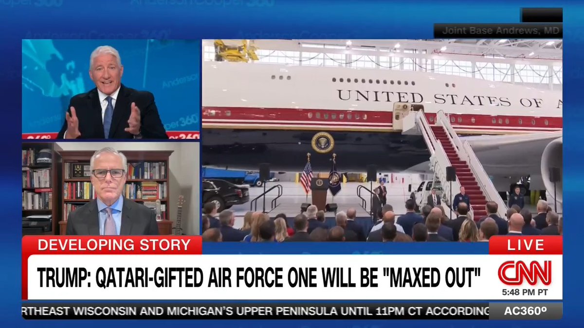 Why is President Trump now saying the new Qatari-gifted Air Force One needs upgrades? Former FBI Deputy Director Andrew McCabe shares the questions he has with the new changes.