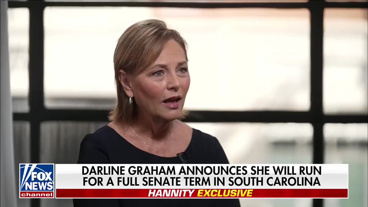 "I've gotta step in and carry on his legacy." Sen. Darline Graham says she's running to continue the work of her late brother, Sen. Lindsey Graham, after his unexpected death.