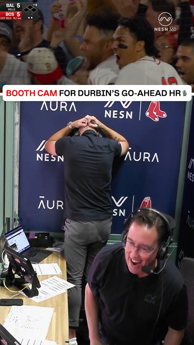 "THE DURBINATOR TOUCHES 'EM ALL!" 🗣️🔥 All-time call from OB, all-time reaction from Will Middlebrooks 🤯