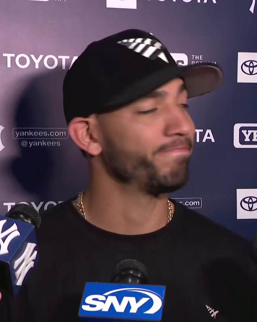 Jose Caballero on the benches clearing incident tonight: "For me, I grounded out into a double play. He got what he wanted. He should go to the other side and he was walking to the wrong side." (Via: SNY Yankees)