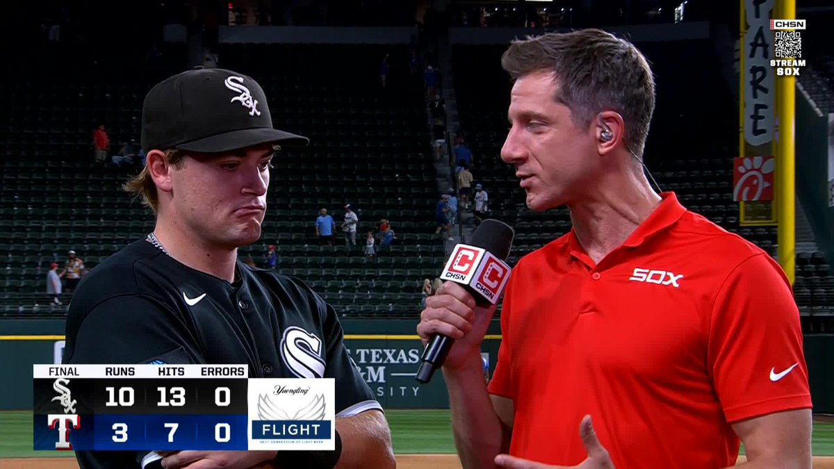 "We missed each other." Connor McKnight caught up with Sam Antonacci after the win: