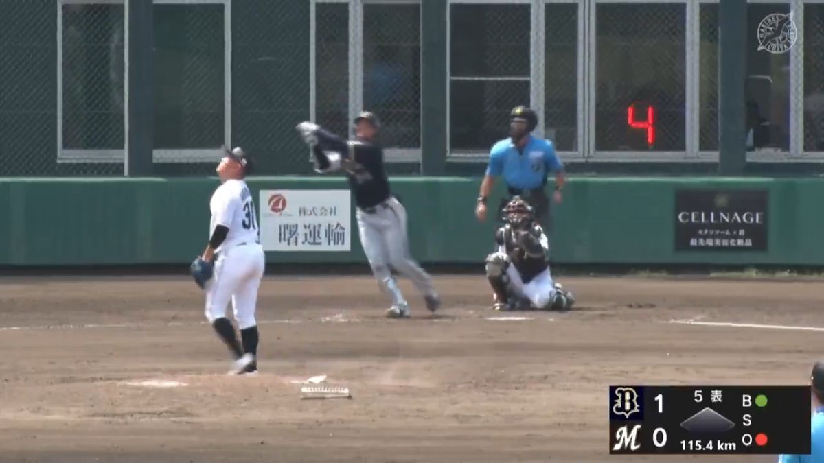 夢見たくなる弾道 横山聖哉 確信の3号弾 防球ネット上段に突き刺した ⚾️ロッテ×オリックス（ファーム） #イージースポーツ #BS2026 #だったらDAZN