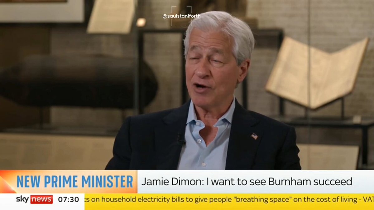 The head of JPMorgan Chase defends trickle down economics, declaring: "growth always helps the lowest paid people the most" He was paid $43 million last year.
