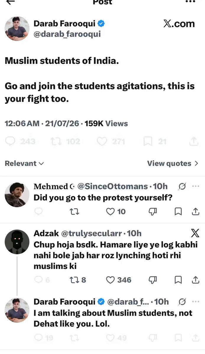 Indian Muslims on Twitter are the most politically aware group within the community.