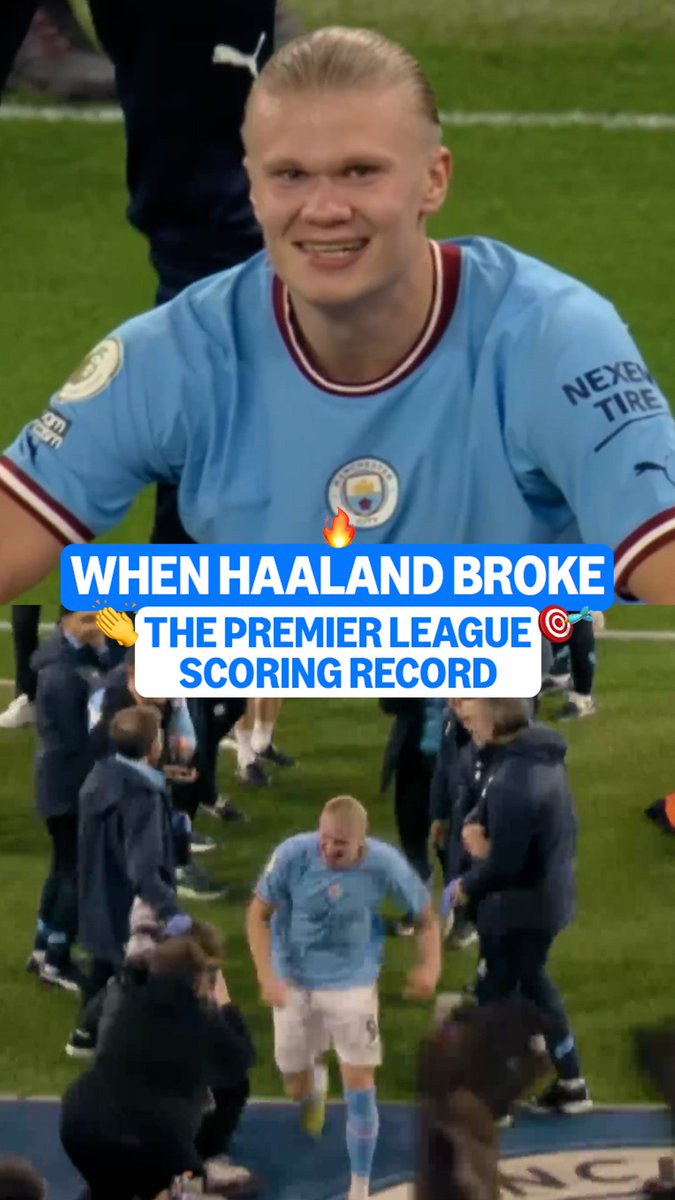 When Erling Haaland broke the Premier League goal-scoring record for a single season 🇳🇴😤 Watch 'Erling Haaland: Breaking Ground' on Prime Video with a Viaplay subscription 🎥