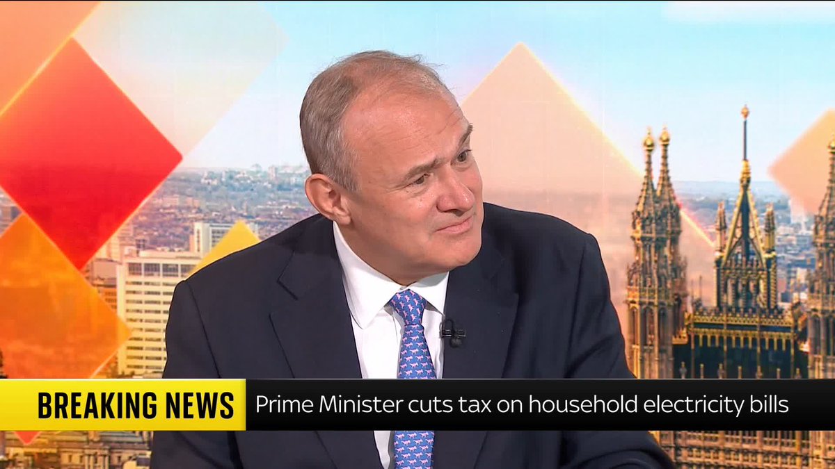"If you look at some of the polls, I'd be leader of the opposition." Leader of the Liberal Democrats, Sir Ed Davey, tells Sophy Ridge there have been "a lot of MRP polls, over the last few months, which have given [the party] a lot of seats". 📺