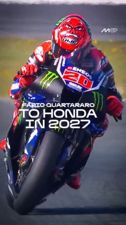 A brand new opportunity begins for El Diablo next year 😈 #MotoGP #FabioQuartararo