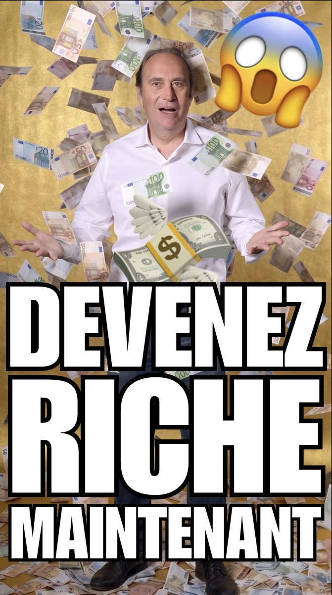Vous voulez devenir #riche ? Ma formation est faite pour vous