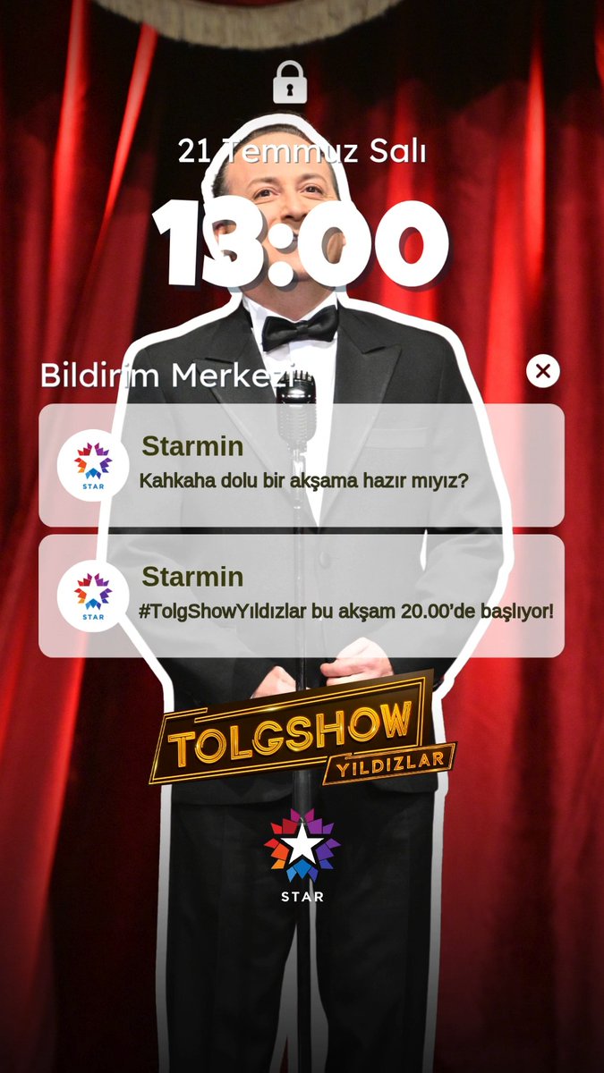 Akşam için planımız belli! 🍿 #TolgShowYıldızlar bu akşam 20.00’de Star’da başlıyor!