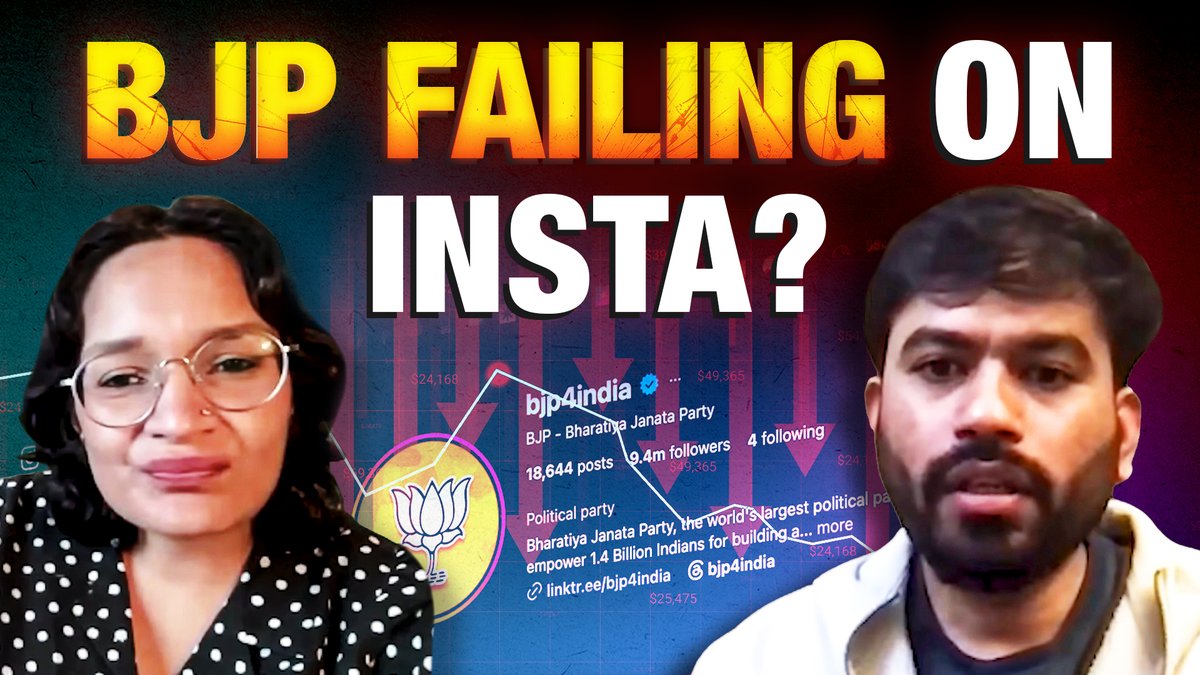 Why does Abhijeet Dipke think the BJP's Instagram strategy is failing? Cockroach Janta Party founder Abhijeet Dipke tells Manisha Pande why, after 12 years in power, the BJP's old rhetoric may no longer be enough. 🔒 Watch.