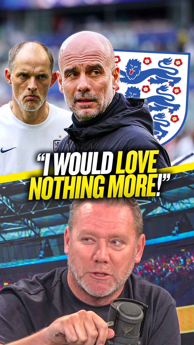 ❤️ "I'd love nothing more!" 🏴 "It would help the English game for a long, long time!" Kevin Nolan insists The FA must do all they can to hijack Italy's move for Pep Guardiola and get rid of Tuchel! 🤩🙏