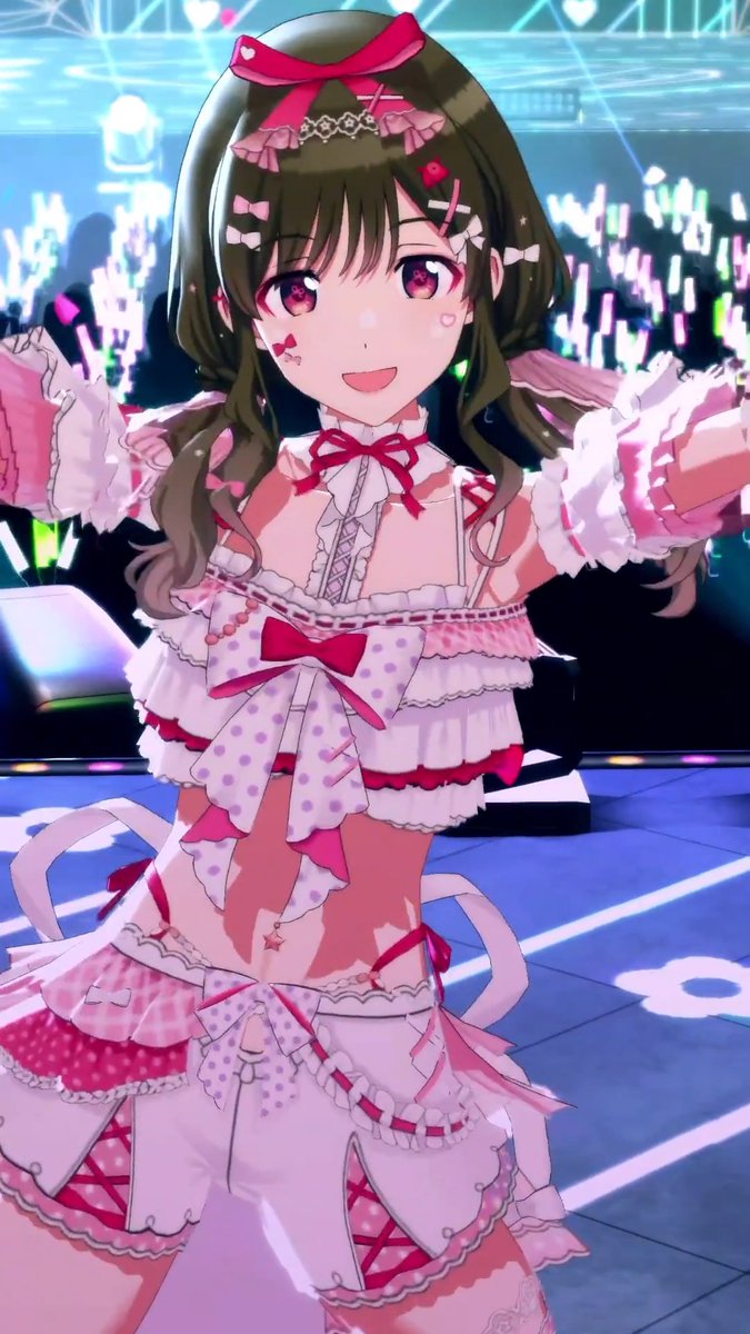 【新ピックアップガシャ開催中!】 限定★3【続・見惚れやがれ】七草 にちか こちらのPアイドルは、8月より登場予定の新夏楽曲に編成すると特別な演出が発生しますよ~✨ ◇開催期間 8/10 11:59まで