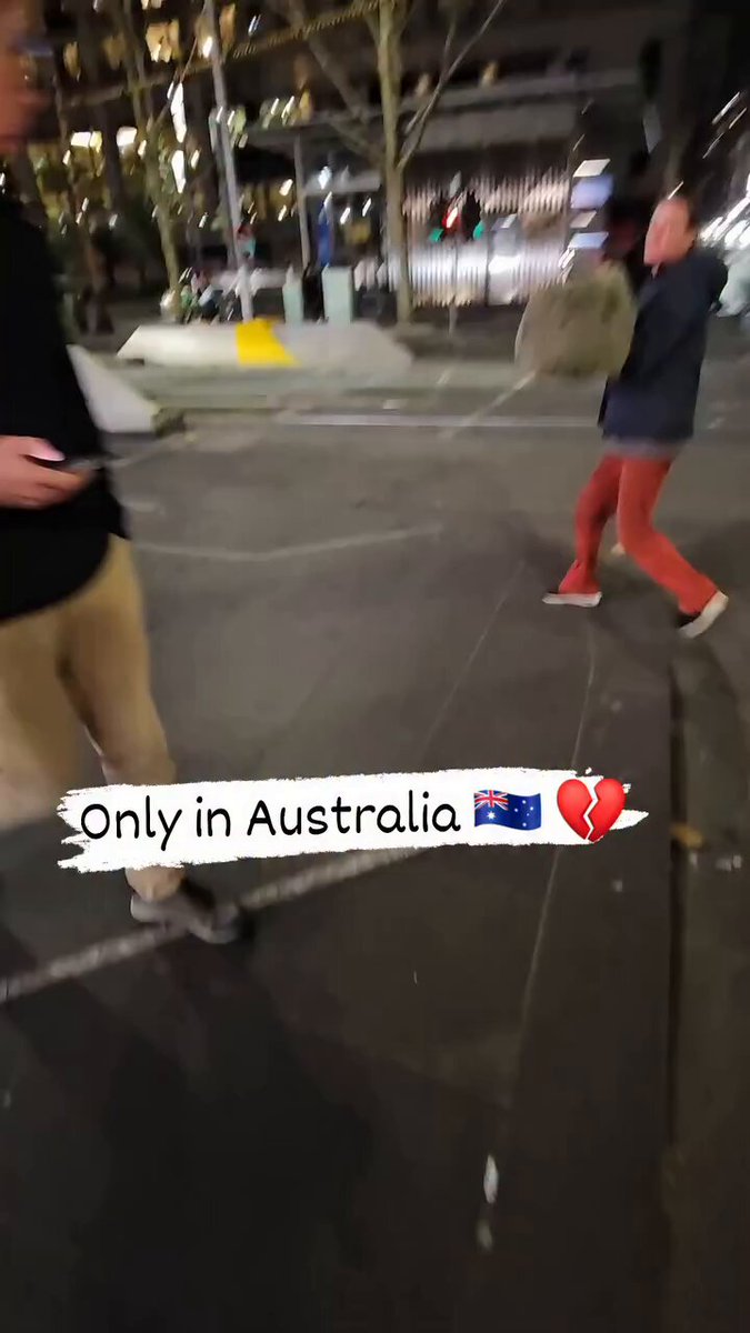 Crazy feminist in Melbourne spits in a man’s face because he was filming her.