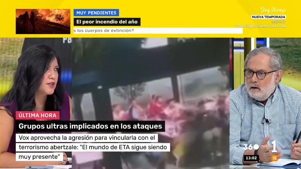 La ultraderecha resucita una vez más a ETA tras lo sucedido en Berriozar (Navarra) Lo ha comentado Laura Arroyo en Mañaneros 360 👇🏾 #Mañaneros21J