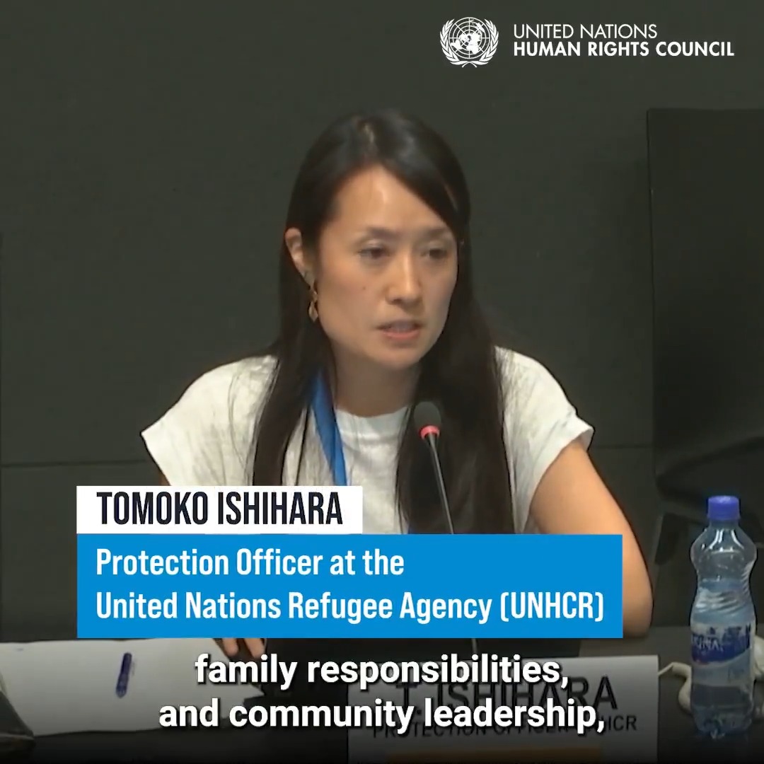 Older persons in displacement remain too often underidentified, underconsulted &amp; underprioritized. "Protecting the rights of #OlderPersons is a core protection concern," UNHCR, the UN Refugee Agency' Tomoko Ishihara told the United Nations Intergovernmental Working Group on Older Persons at its 1st session.