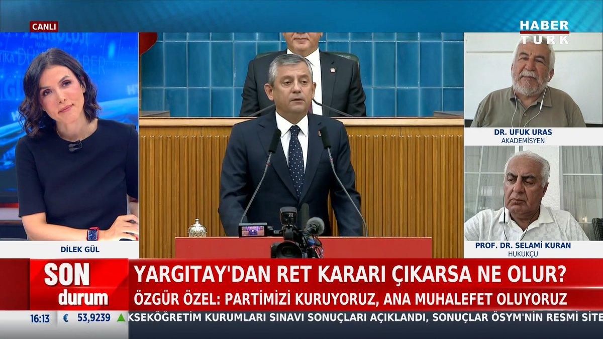 📌Yargıtay'dan ret kararı çıkarsa ne olur? Akademisyen Dr. Ufuk Uras #HT360'ta Dilek Gül'e değerlendirdi.