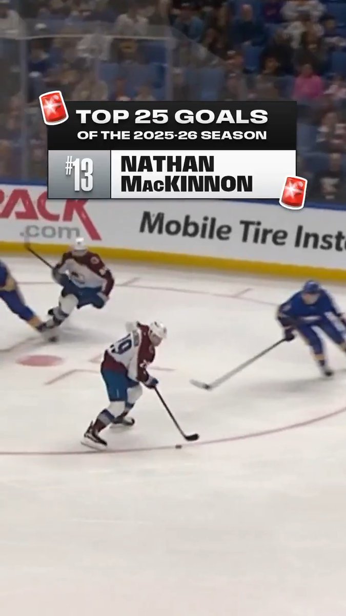 Coming in at No. 13 on our top 25 goals countdown is none other than Nathan MacKinnon! 🤩