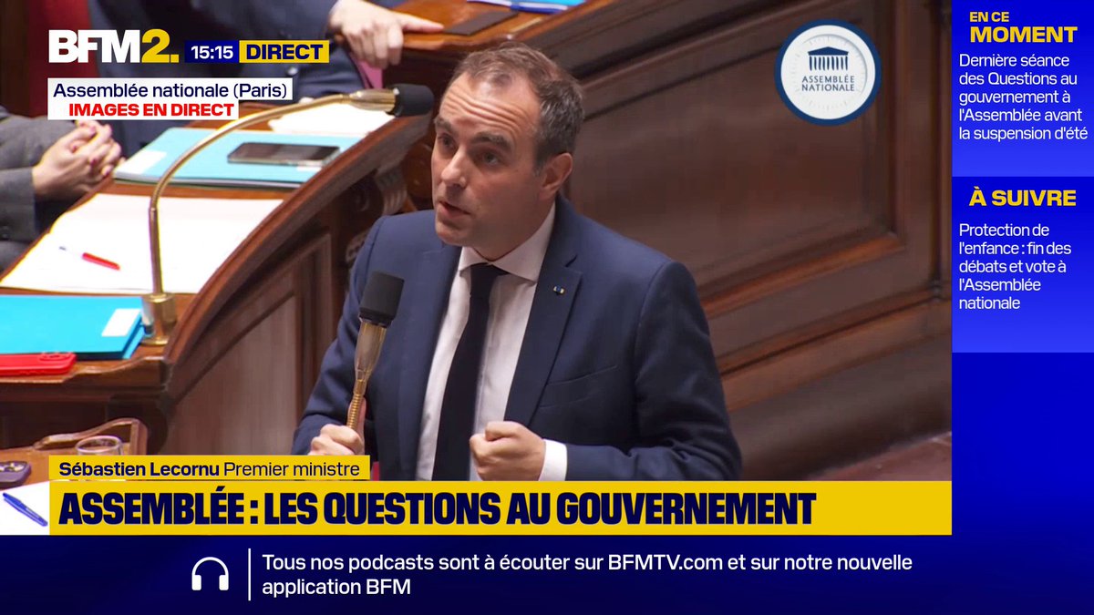 💬"Sur les 70 mesures du projet de loi, beaucoup de mesures sont utiles" Sébastien Lecornu défend la loi d'urgence agricole et dénonce des débats liés à un "décor politique ou politicien de pré-campagne présidentielle" #BFM2
