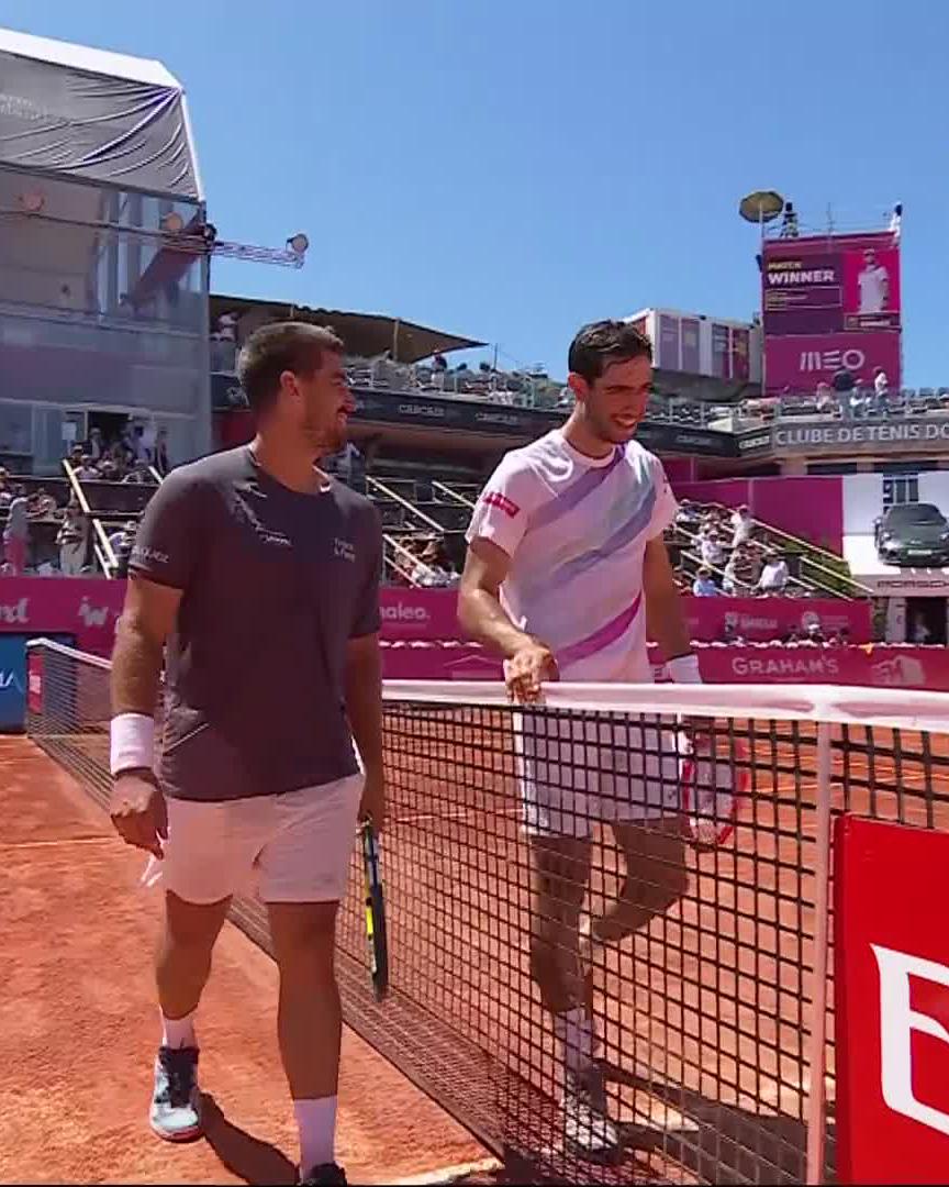 Victory on home soil 🇵🇹 Borges gets past Luz 6-3 6-3 to advance in Estoril #EstorilOpen