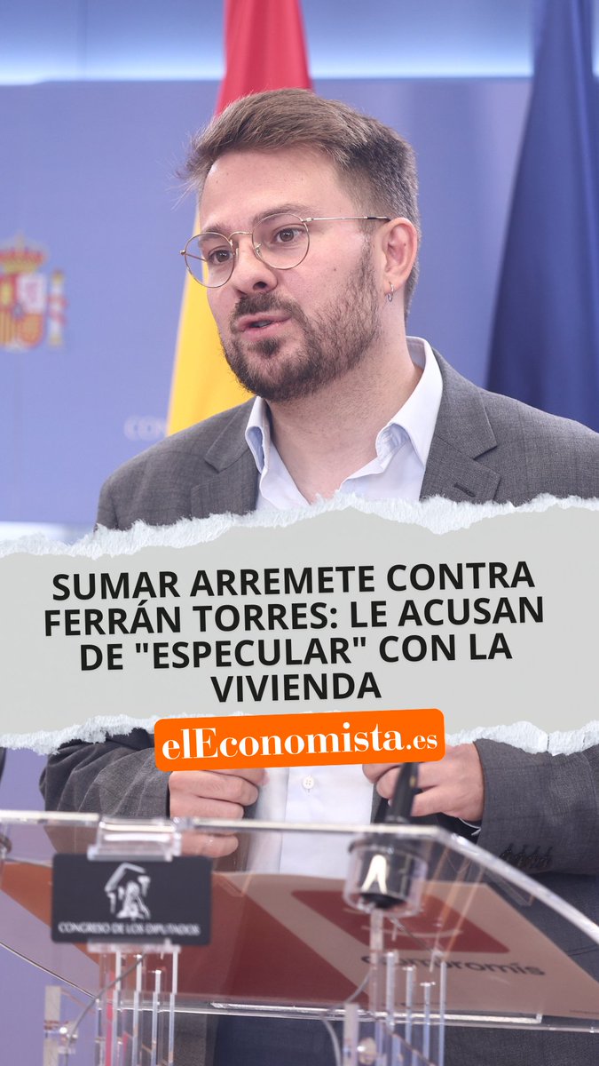 🔴⚽ Sumar arremete contra Ferrán Torres por "especular" con la vivienda 🏛️ El diputado señala a su sociedad, Eleven Future Invest, por acaparar cerca de 20 viviendas en la Comunidad Valenciana y Cataluña con un patrimonio de 6,5 millones de euros.