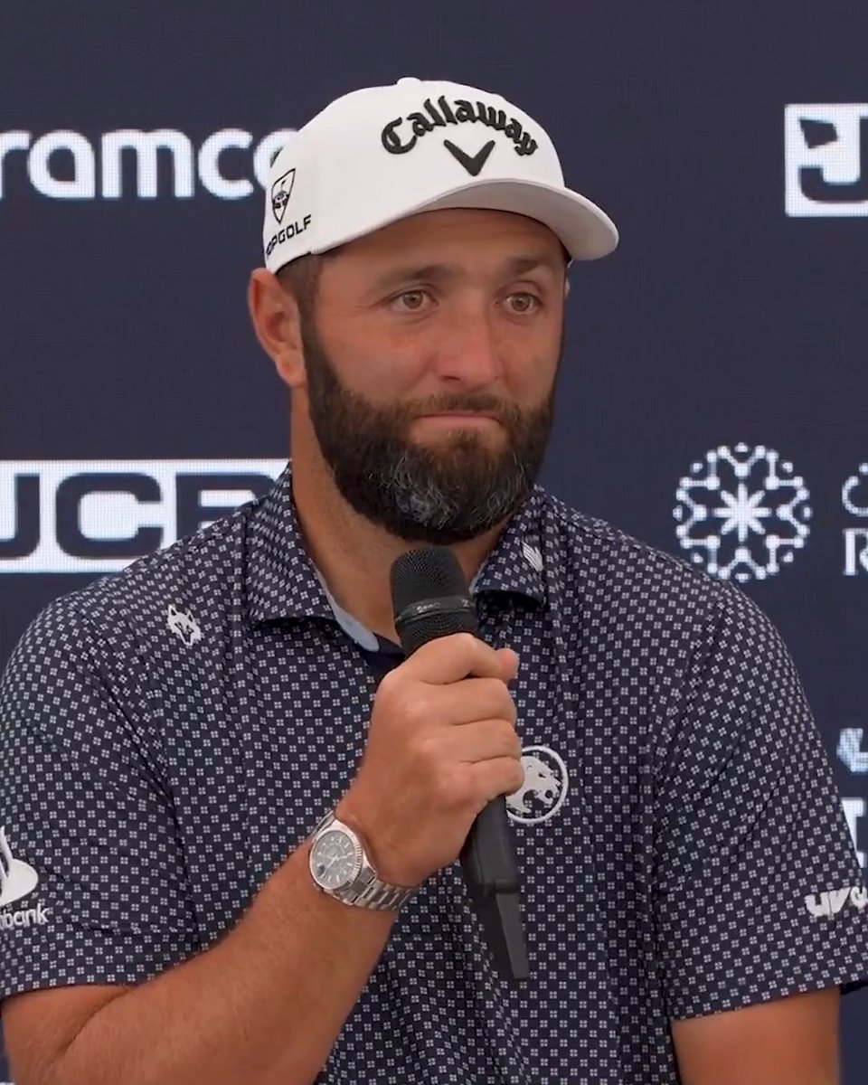 Jon Rahm was asked if he expects to be playing LIV Golf in 2027. "I'm not going to share anything that I can't share with you guys right now."