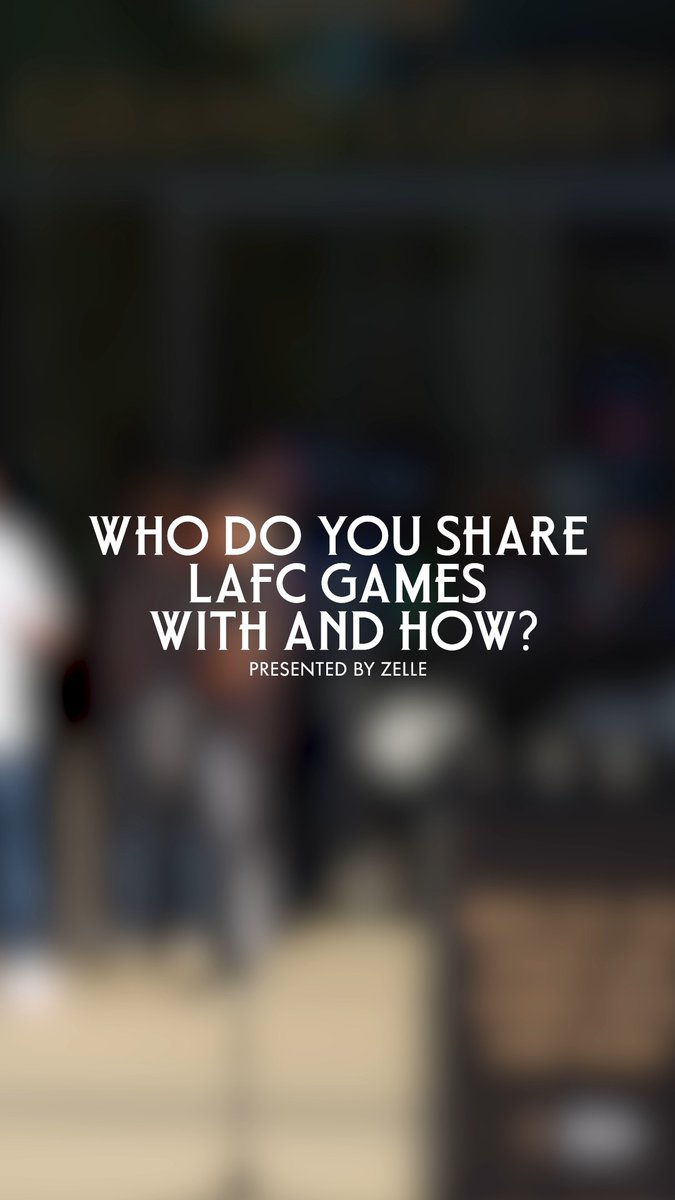 Sharing LAFC with those most important to you 🖤💛 #LAFC | Zelle