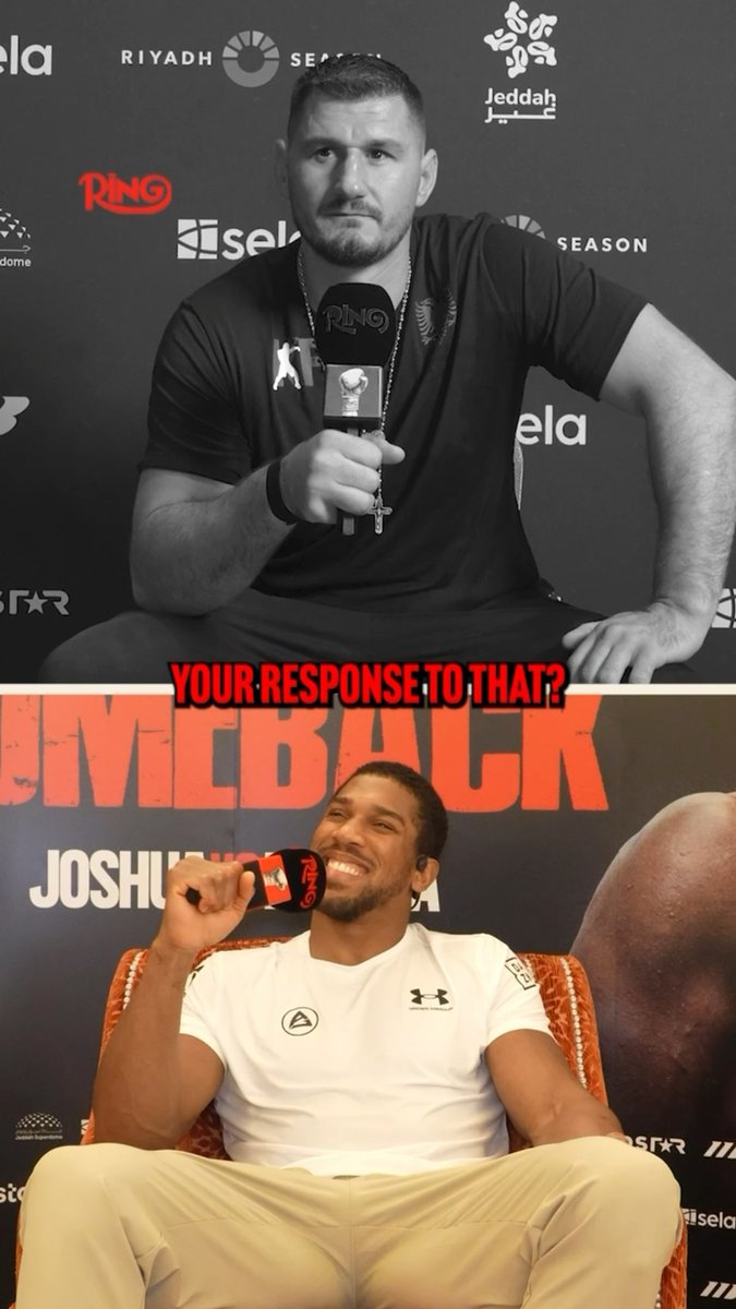 Anthony Joshua responds to Kristian Prenga’s message ahead of Saturday 👀 #JoshuaPrenga | July 25th | Exclusively on DAZN 🥊