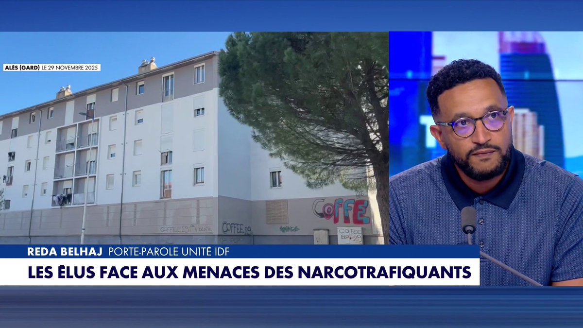 Après l'exfiltration par le RAID du maire d'Alès, Christophe Rivenq, de son domicile, à la suite de menaces de mort de la DZ Mafia, Reda Belhaj, porte-parole d'UN1TÉ IDF, réagit dans #PunchlineÉté : « On est en guerre en France. »