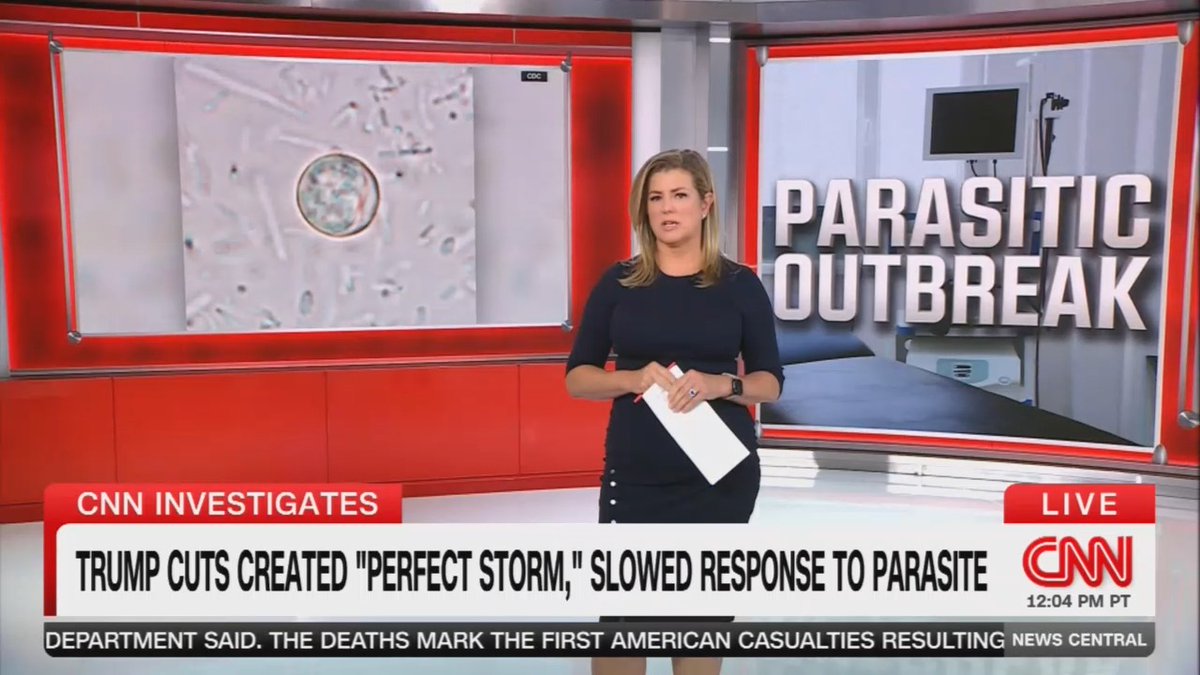 CNN: An investigation finds that Trump cuts created a "perfect storm" for a slowed response to the Cyclospora outbreak. More than half of states are reporting Cyclospora infections. A former federal lab official said the cuts led to 'the loss of specialized staff needed to identify the source of the outbreaks.'