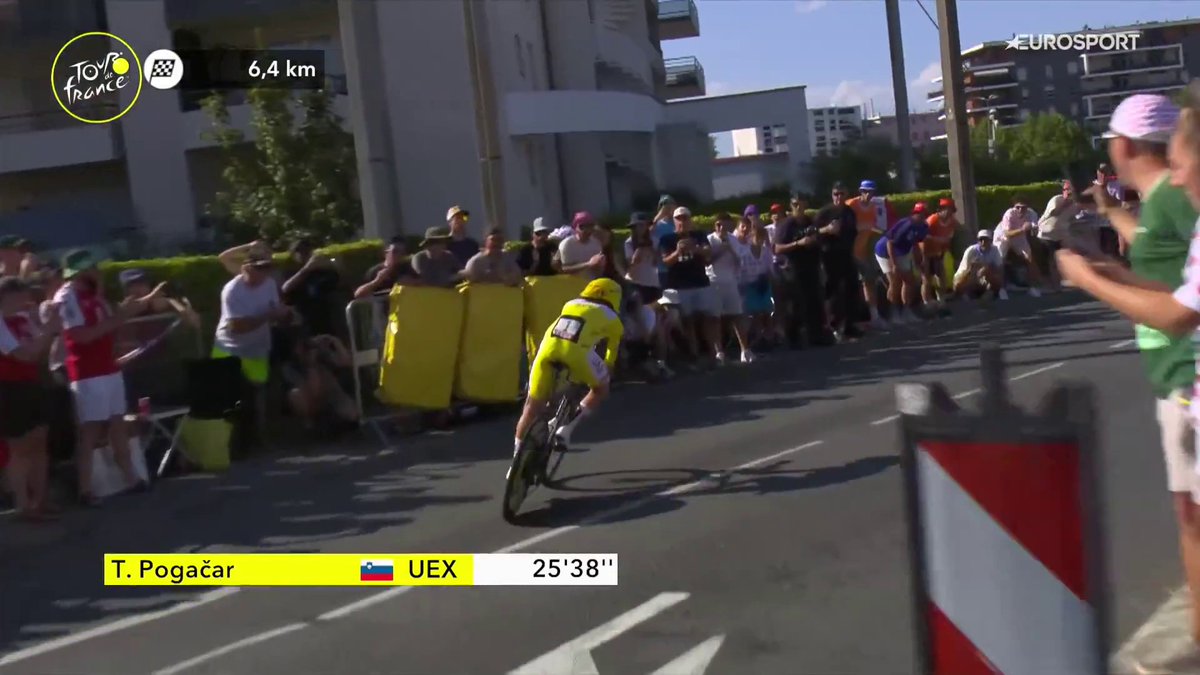 "Esto solo pasa cuando llevas el maillot amarillo" 🤯 A Pogacar se le ha aparecido la virgen. El susto en la misma curva en la que Lipowitz se ha ido al suelo. #TDF2026 #LaCasadelCiclismo