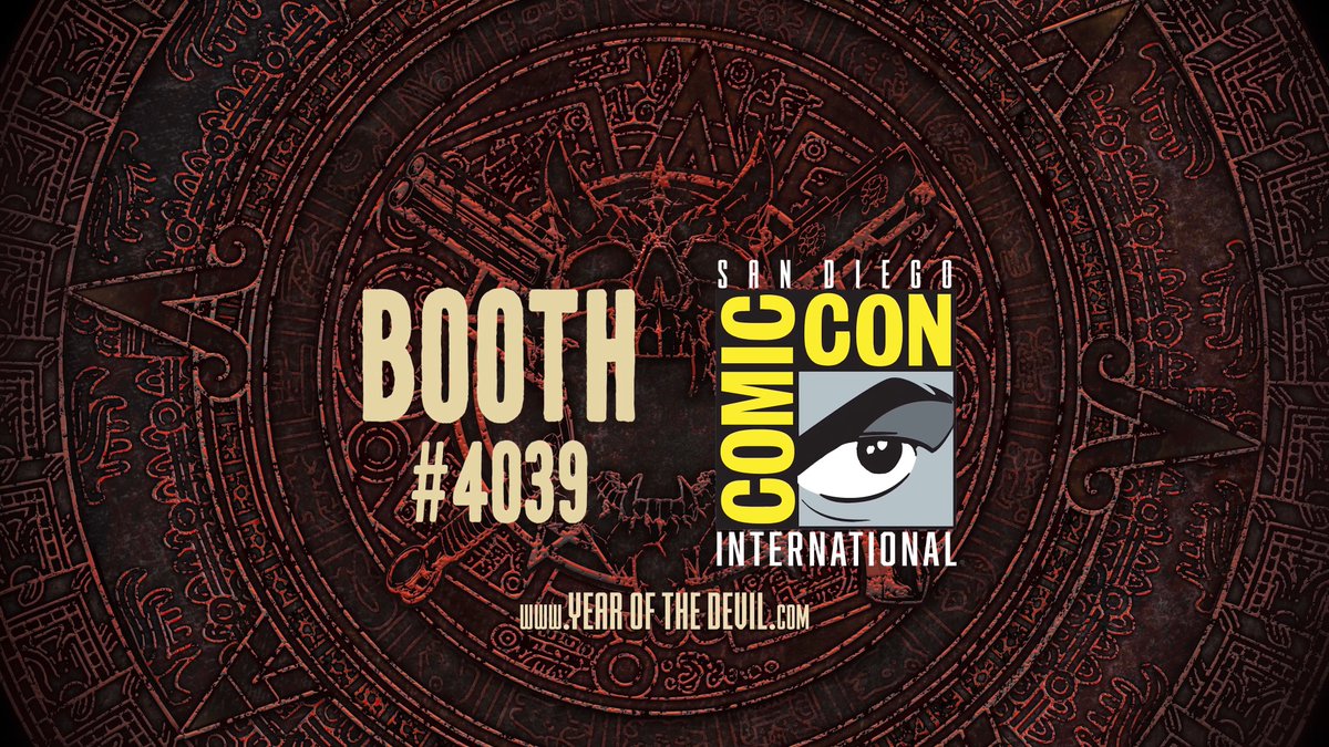 San Diego Comic Con is here folks and I can’t wait to see you all, Saturday, July 25, at Booth #4039 for a signing and an official panel reveal for YEAR OF THE DEVIL! PCB Productions Keith Arem Chris Yates