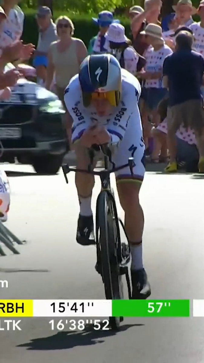 Hubiera sido absolutamente increíble vivir el duelo de Remco con Pogačar en cualquier recorrido con 200 kilómetros contra el crono. 🇫🇷 #TDF2026