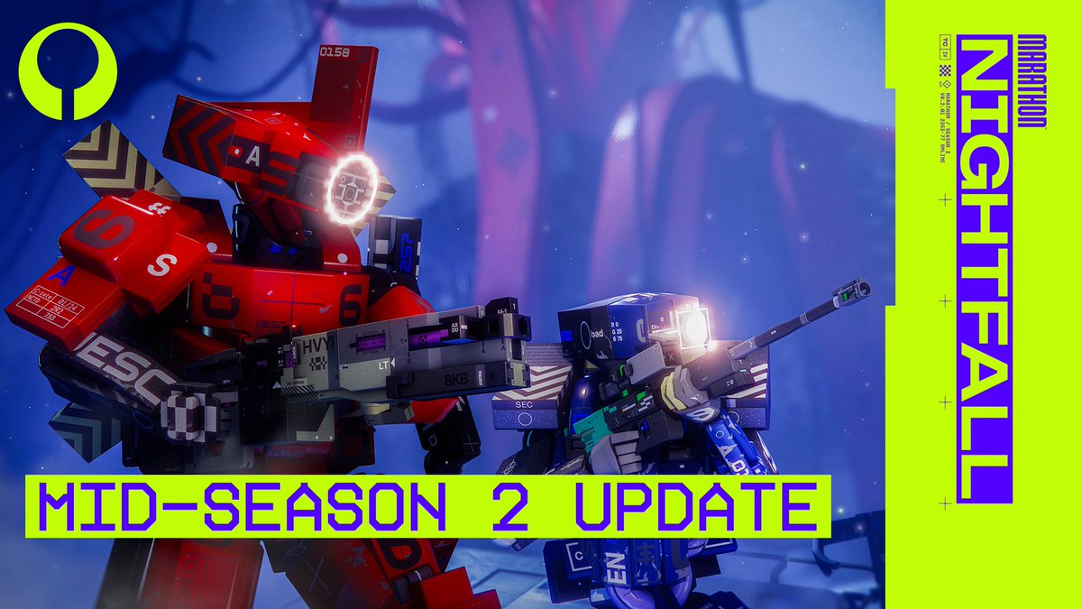 Marathon's mid-season 2 update is live today! Check out the full update notes: