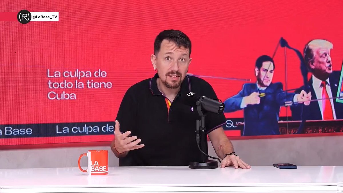 Si ser militante de Podemos y dirigir Canal Red, si defender la soberanía cubana me hace merecedor de estar en la lista de un gobierno criminal como es el gobierno de Trump, solo puedo decir que me siento inmensamente honrado. 📺