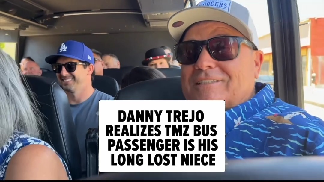 🥹 An unexpected miracle occurred on our TMZ Brunch Bus when Mr. Trejo realized a passenger was actually his estranged niece.