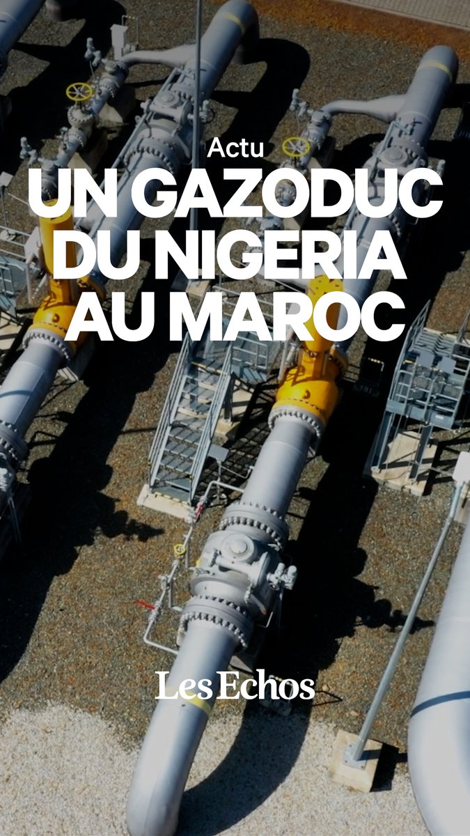 👀 Le gazoduc géant qui pourrait relier le Nigeria à l’Europe 🇳🇬🇲🇦 Le Nigeria et le Maroc ont un projet en commun : celui d’un gigantesque gazoduc. Il s'étendrait sur près de 6.000 kilomètres, traverserait 13 pays, et procurerait du gaz jusqu’en Europe. 🎥 Explications en vidéo