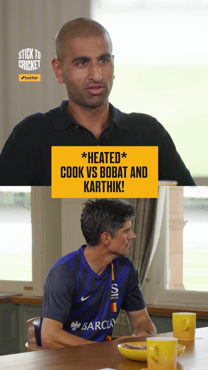 One of Stick to Cricket's most heated debates! 🔥 You will not want to miss this... 8am tomorrow. 📺