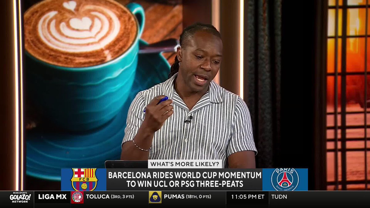 What's more likely: Barca winning next season's Champions League or PSG completing a three-peat? ๐ Michael Lahoud, Jimmy Conrad and Marco Messina sound off ๐ฃ๏ธ