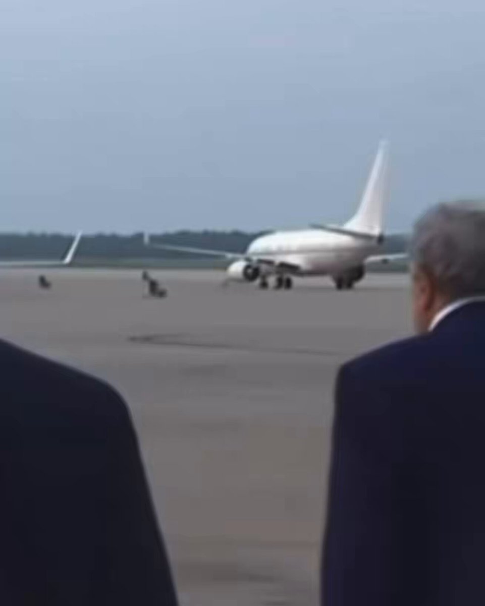 Footage of President Trump is going viral as people notice who is behind him